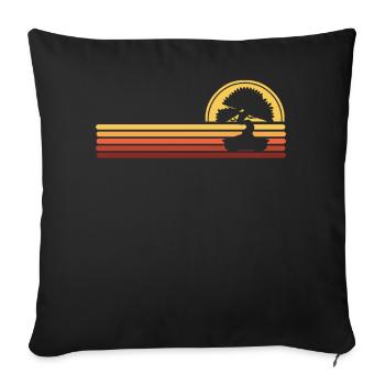 Bonsai - Sofa pillow with filling 45cm x 45cm - black - Front