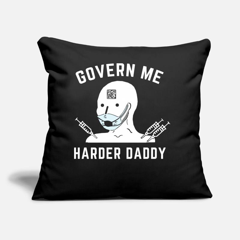 BEHERRSCHE MICH HÄRTER DADDY Sofakissen mit Füllung 45 x 45 cm
