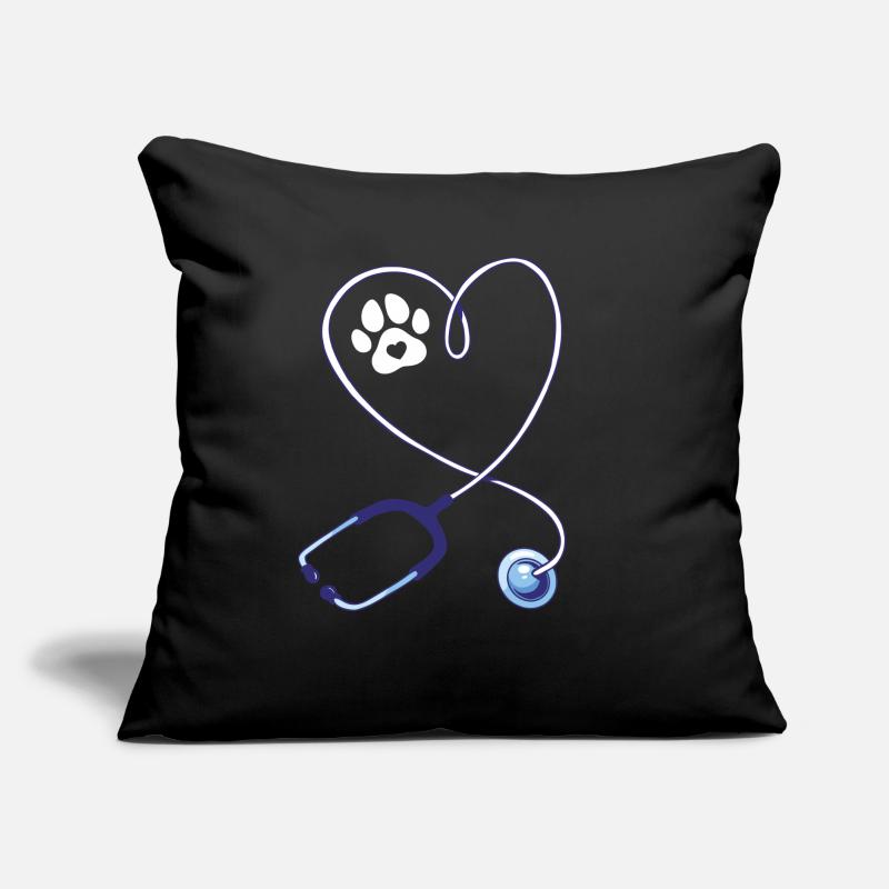 Vet Tech Stethoscope Sofa pillow with filling 45cm x 45cm