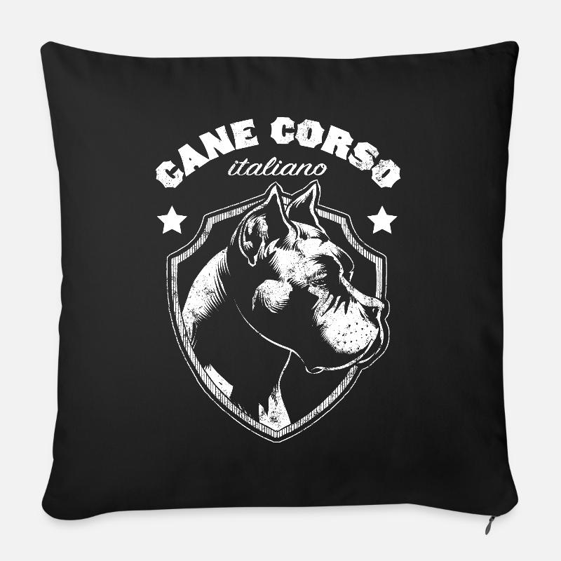 Cane Corso - Sofakissen mit Füllung 45 x 45 cm - Schwarz