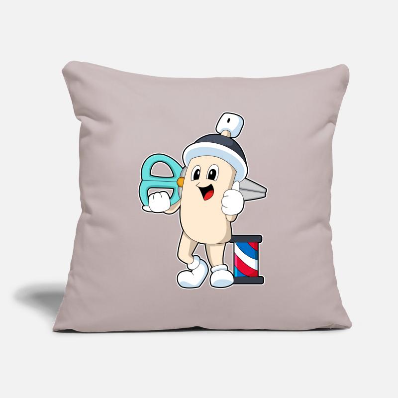 Laque de coiffure comme coiffeur avec des ciseaux Coussin et housse de 45 x 45 cm