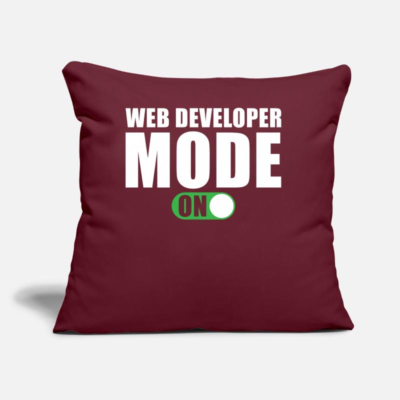 Web Developer Mode On Sofa pillow with filling 45cm x 45cm
