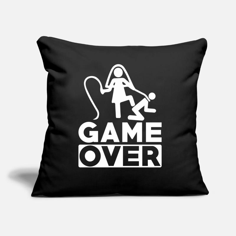 Hochzeit Ehe Ehemann Game Over Sofakissen mit Füllung 45 x 45 cm
