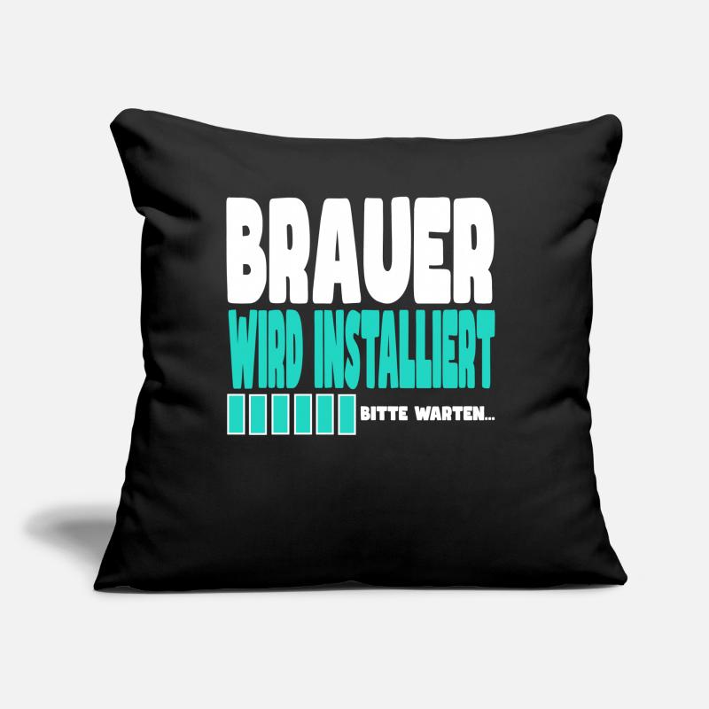Brauer wird installiert Sofakissen mit Füllung 45 x 45 cm