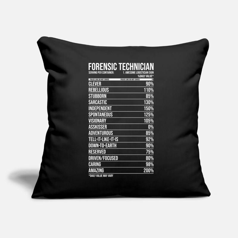 Forensic Technician Sofa pillow with filling 45cm x 45cm