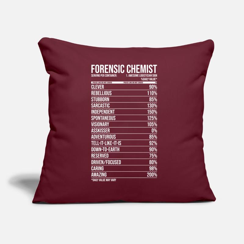 Forensic Chemist Daily Value Sofa pillow with filling 45cm x 45cm