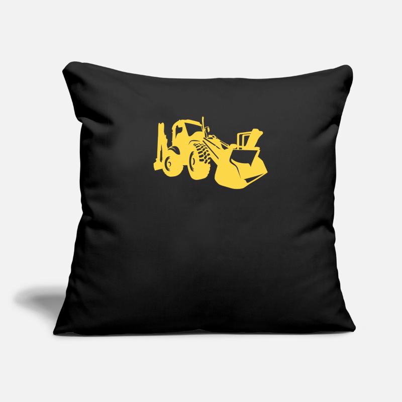 Excavator Driver Wheel Loader Excavator Sofa pillow with filling 45cm x 45cm