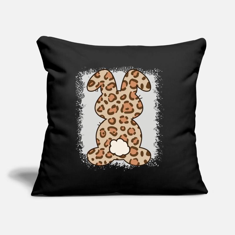 Leopard Print Bleached Easter Sofa pillow with filling 45cm x 45cm