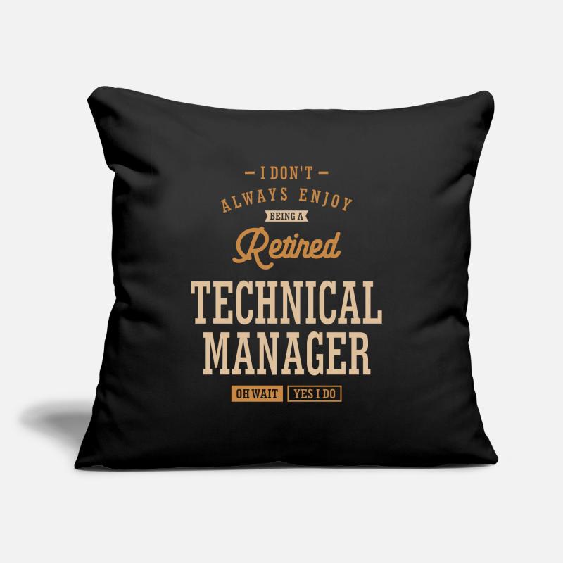 Technical Manager Sofa pillow with filling 45cm x 45cm