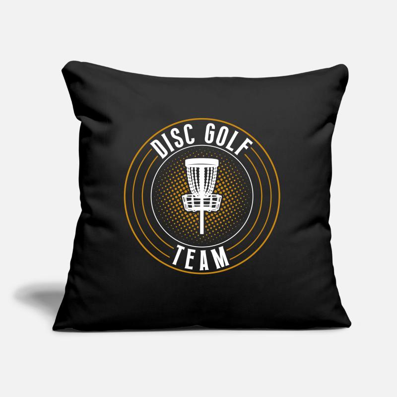Équipe de disc golf Coussin et housse de 45 x 45 cm