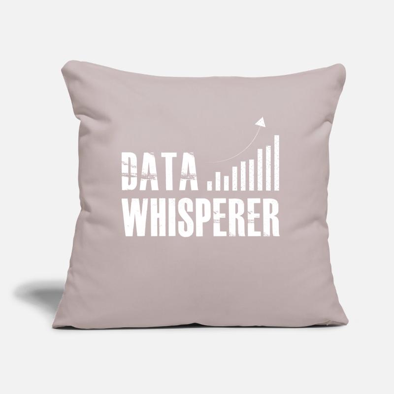 Data Whisperer Science Analyst Software Engineer Sofa pillow with filling 45cm x 45cm