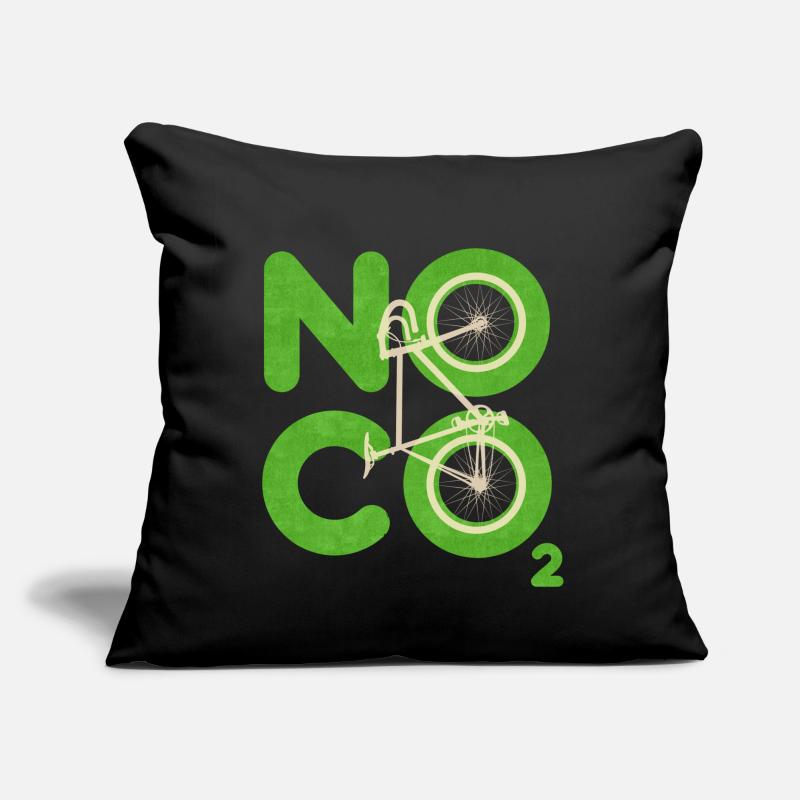 Pas de CO2 Coussin et housse de 45 x 45 cm