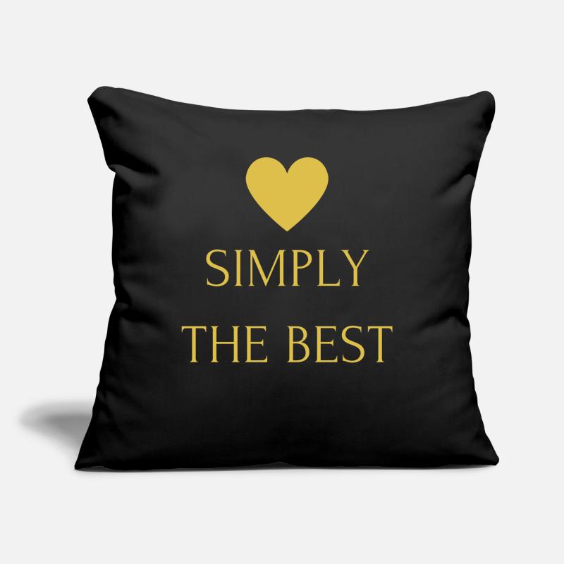 Tout simplement le meilleur Coussin et housse de 45 x 45 cm