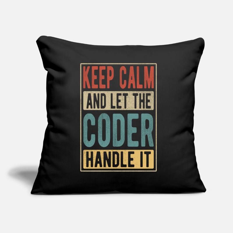 Coder Retro Gift Sofa pillow with filling 45cm x 45cm