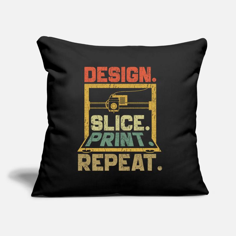 3d Printing 3d Printer Retro Design Slice Print Sofa pillow with filling 45cm x 45cm