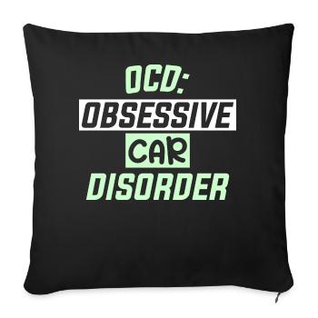 TOC - Coussin et housse de 45 x 45 cm - noir - Devant