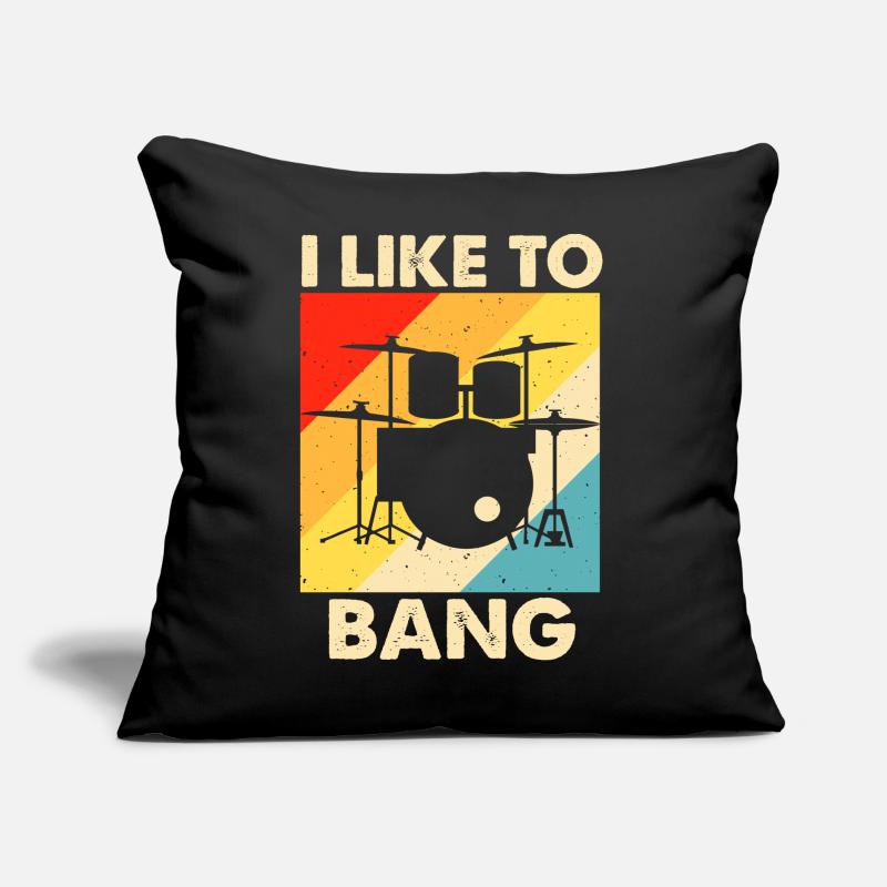 Drums Drummer Drummer Sofa pillow with filling 45cm x 45cm