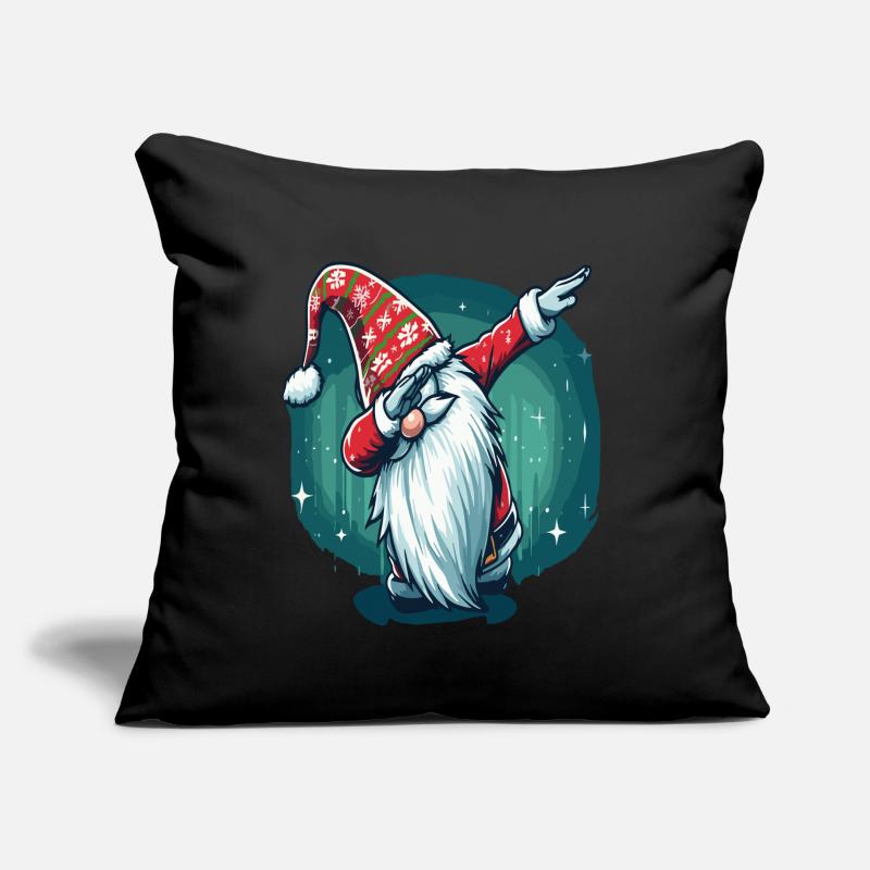 Dabbing Gnome de Noël Coussin et housse de 45 x 45 cm
