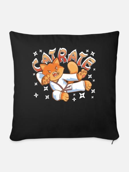 Catrate - Sofakissen mit Füllung 45 x 45 cm - Schwarz