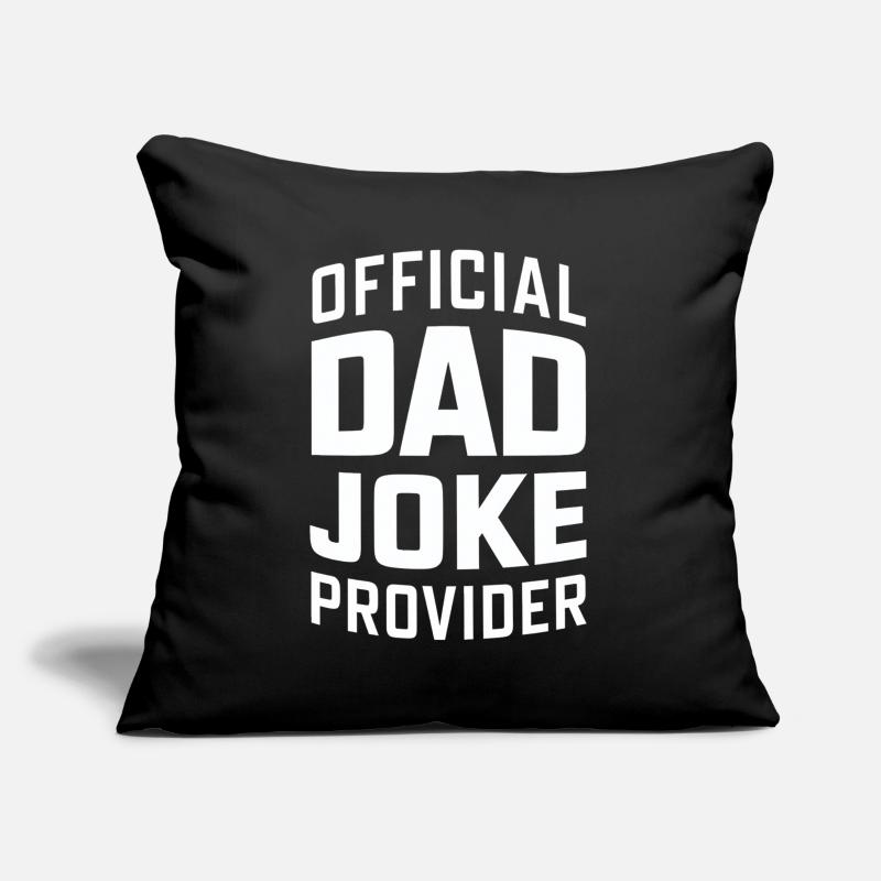 Offizieller Dad Joke Versorger Sofakissen mit Füllung 45 x 45 cm