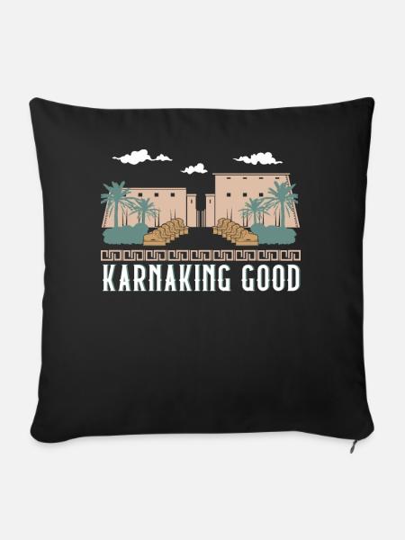 Karnaking gut - Sofakissen mit Füllung 45 x 45 cm - Schwarz