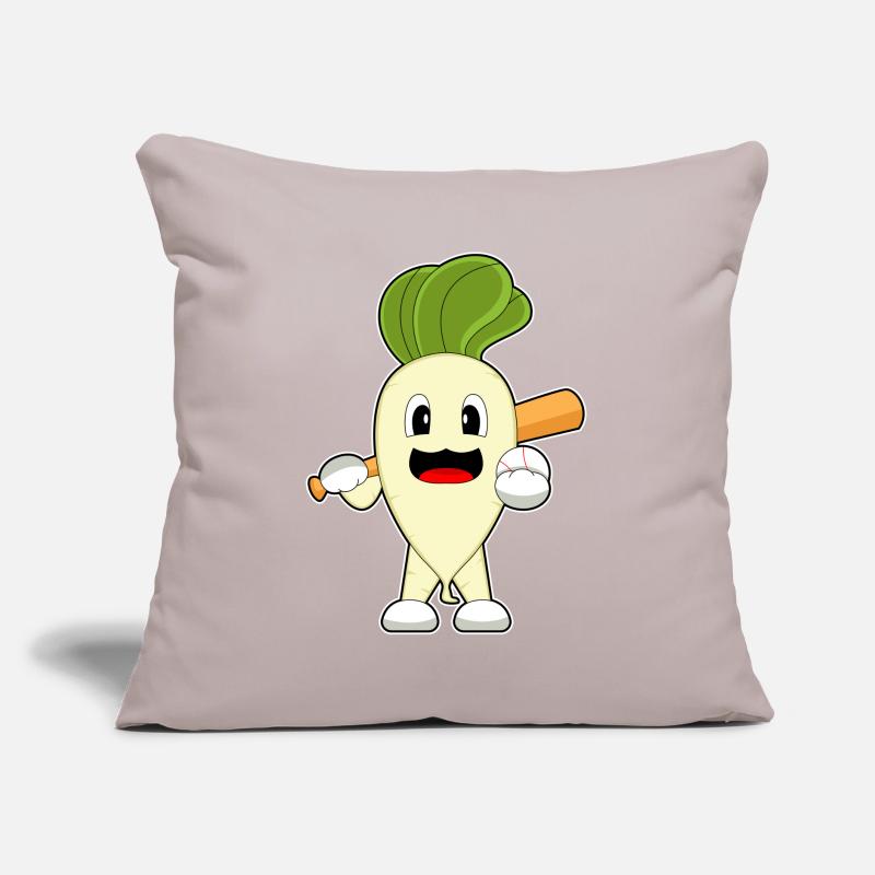 Radish Baseball Baseball Bat Sofa pillow with filling 45cm x 45cm