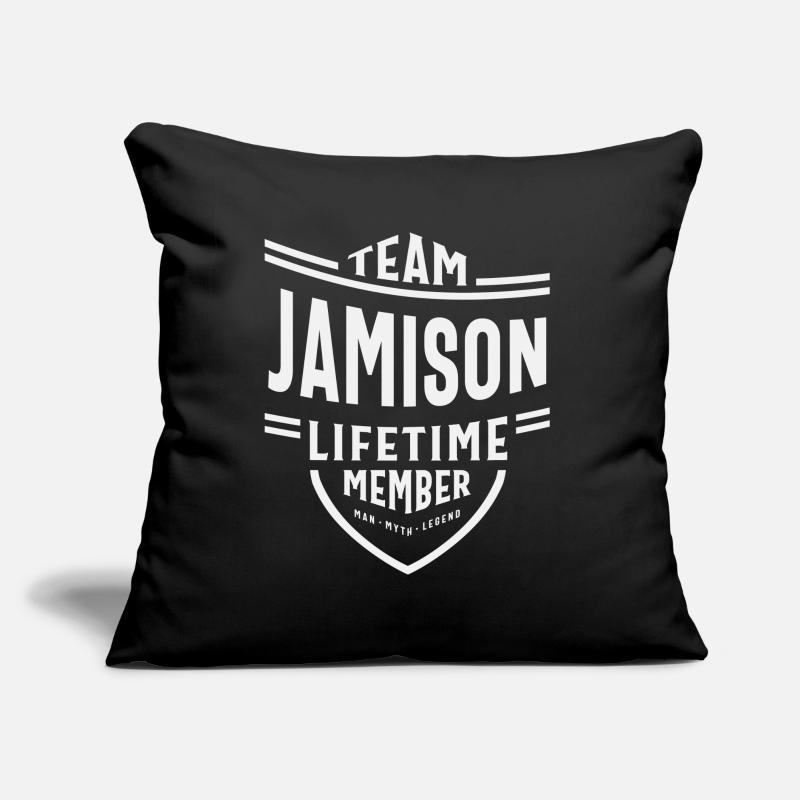 Team Jamison Lebenslanges Mitglied Lustiger Name Jamison Sofakissen mit Füllung 45 x 45 cm