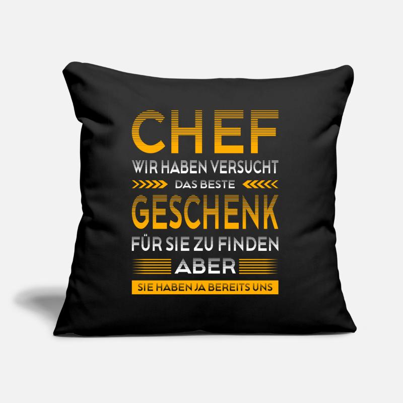 Chef Abschied Geschenke Abschiedsgeschenk Sofakissen mit Füllung 45 x 45 cm