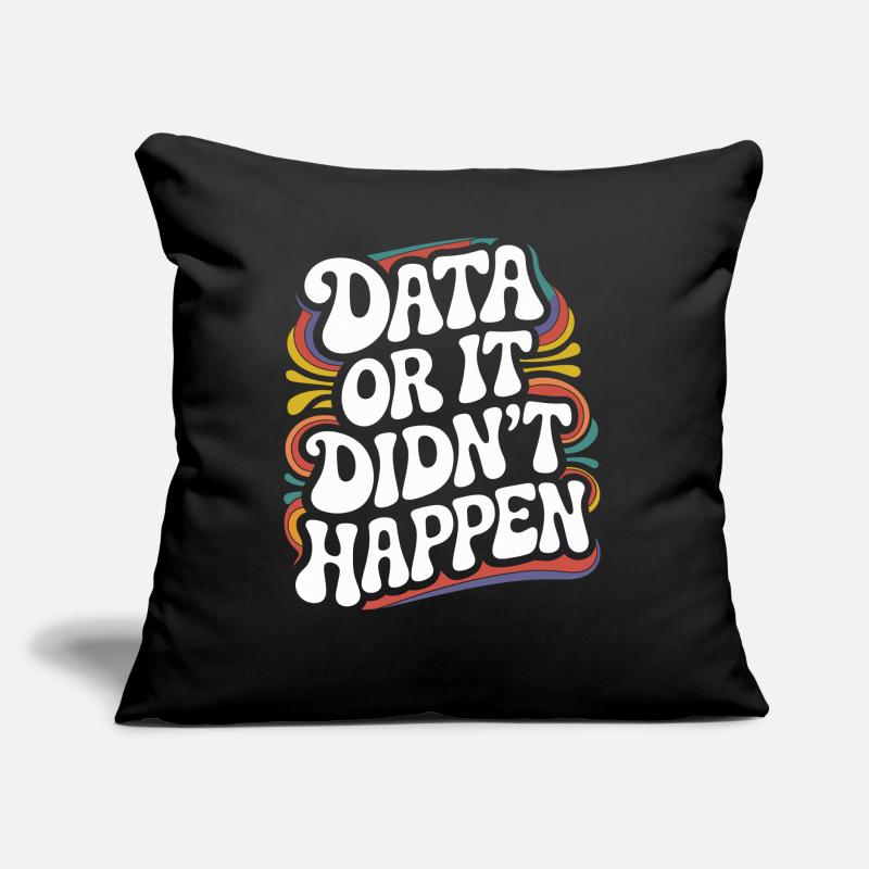 Data Analyst Data Scientist Data Engineer - Data Sofa pillow with filling 45cm x 45cm