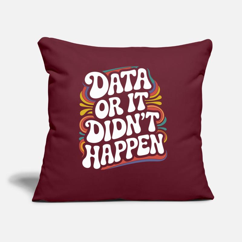 Data Analyst Data Scientist Data Engineer - Data Sofakissen mit Füllung 45 x 45 cm