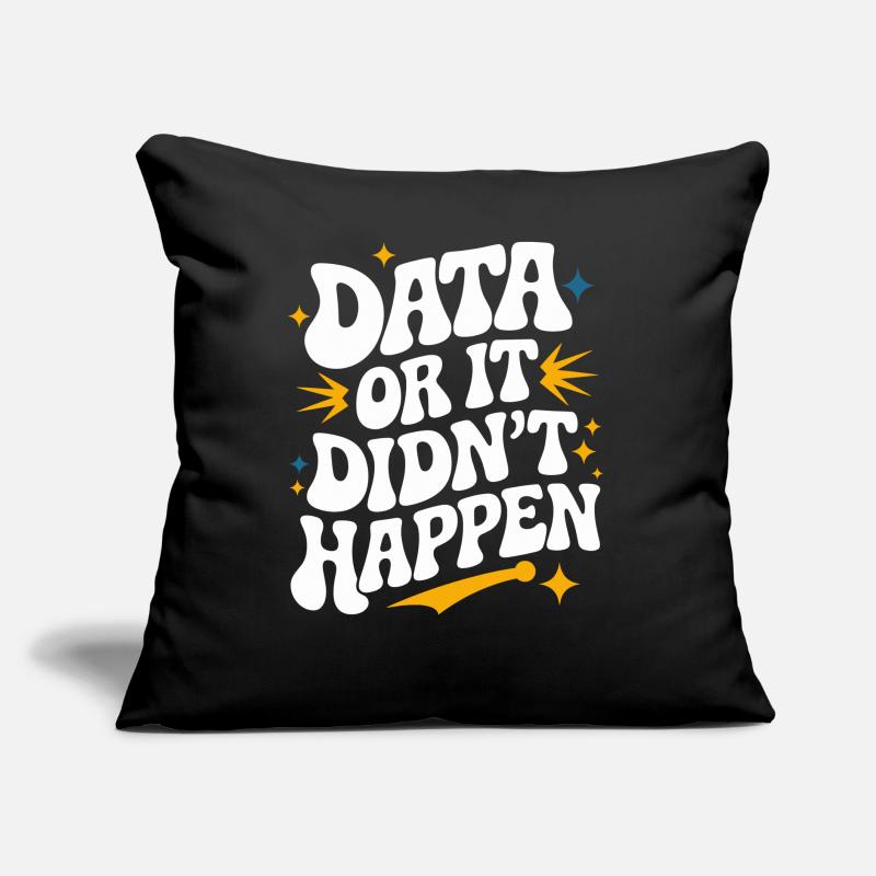 Data Analyst Data Scientist Data Engineer: Sofa pillow with filling 45cm x 45cm