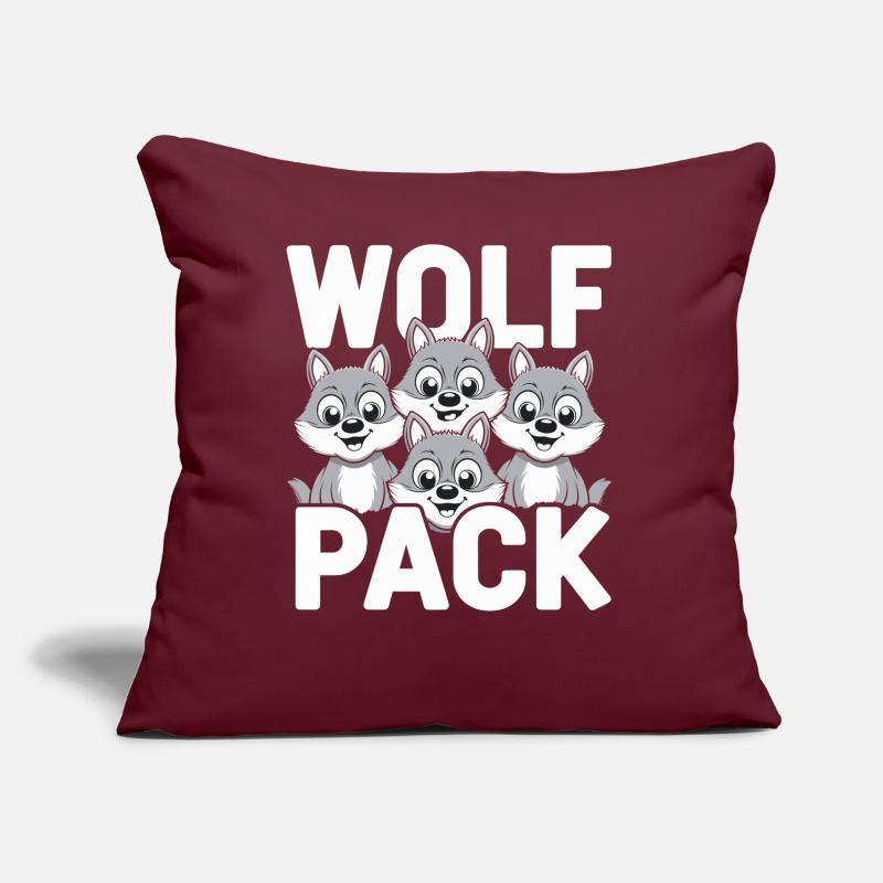Wolf Group Design Wolf Pack Sofa pillow with filling 45cm x 45cm