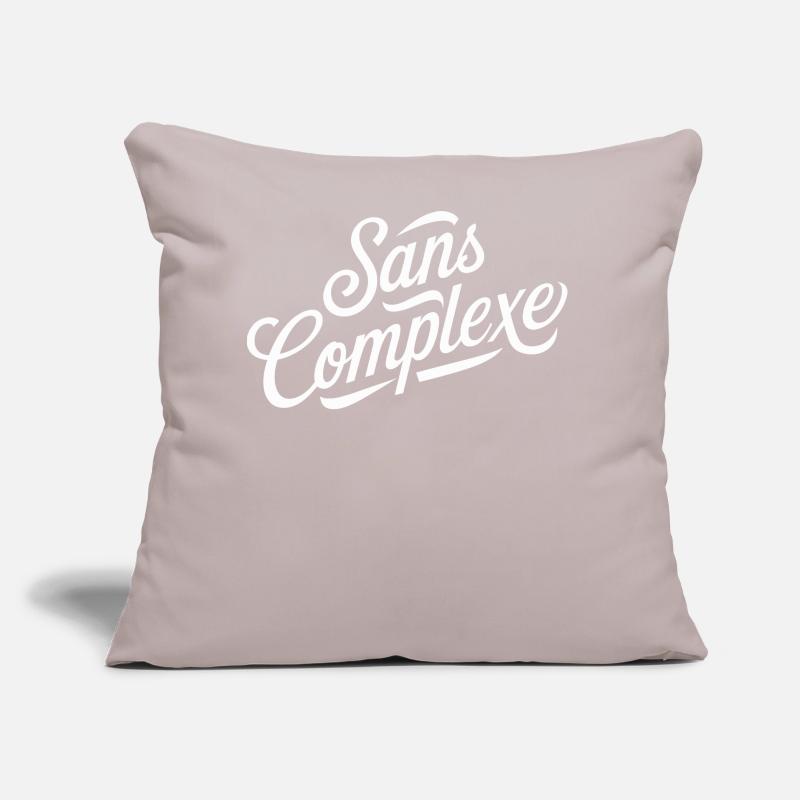 Sans complexe Coussin et housse de 45 x 45 cm