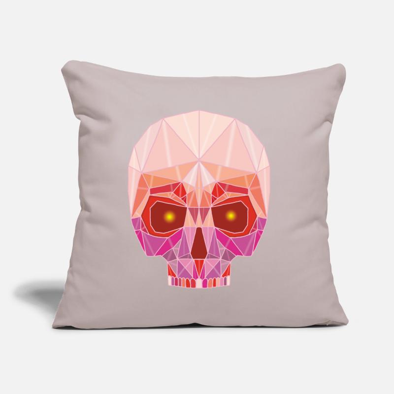 Ruby Skull Sofa pillow with filling 45cm x 45cm