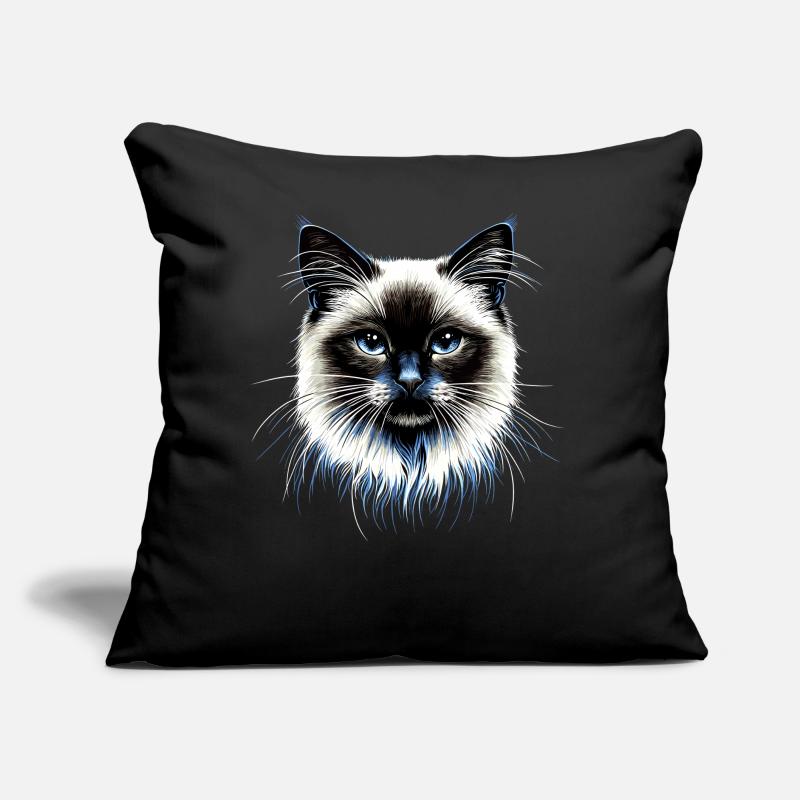 Chat Birman Chat Birman Sacré Chat Birman Mignon Chats Birmans Coussin et housse de 45 x 45 cm