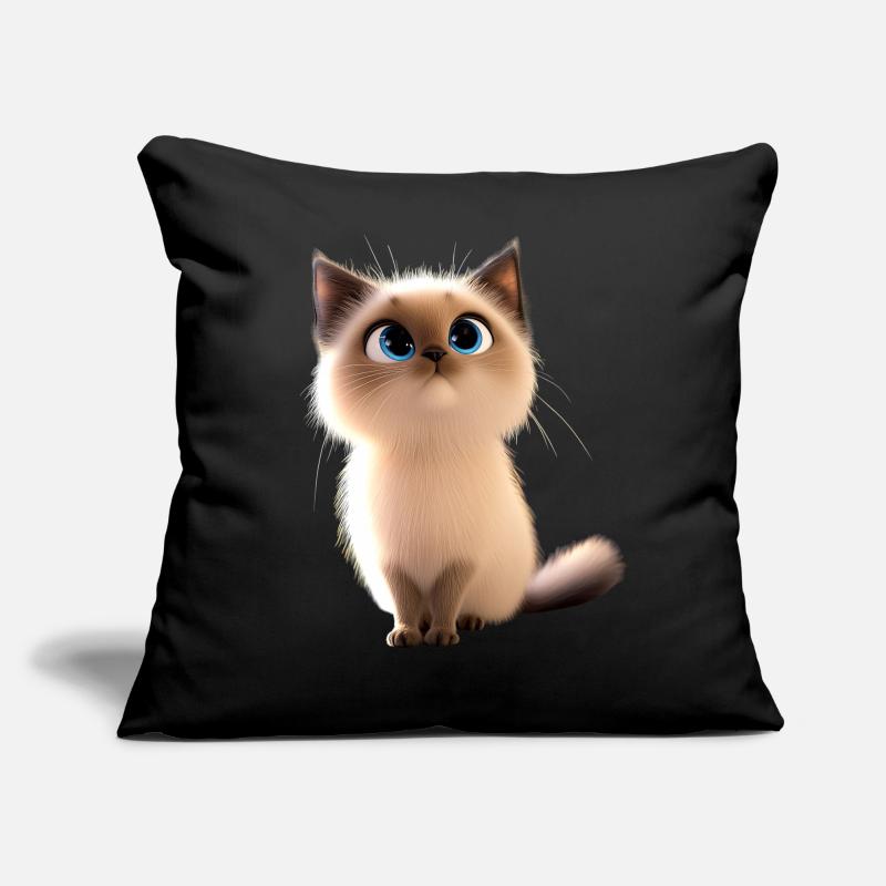 Chat Birman Chat Birman Sacré Chat Birman Mignon Chats Birmans Coussin et housse de 45 x 45 cm