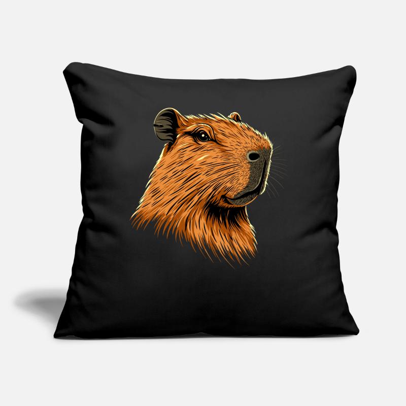 Capybara Be Capy Capybara Funny Capybara Sofa pillow with filling 45cm x 45cm