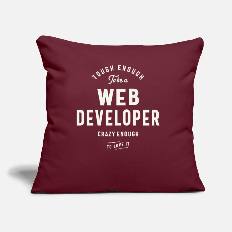 Tough Enough to Be a Web Developer Sofa pillow with filling 45cm x 45cm