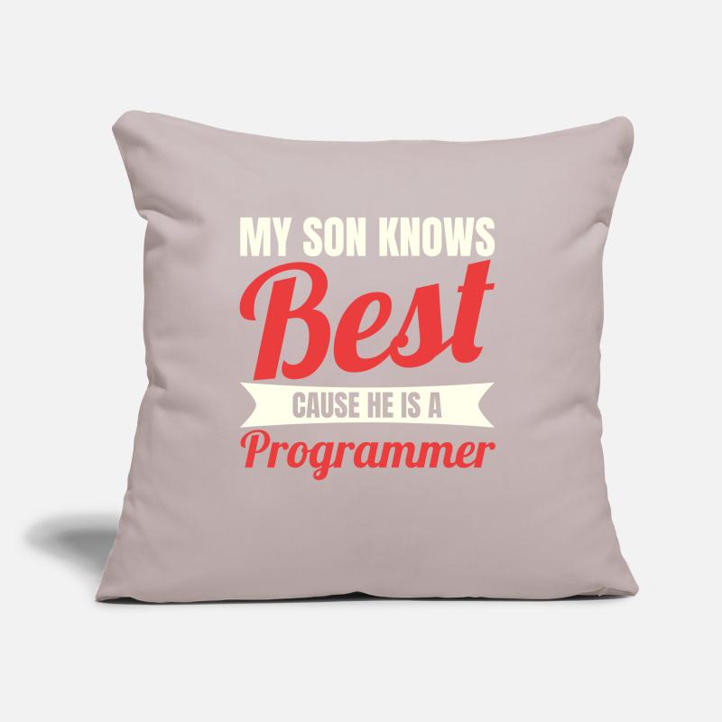 Software Developer Son Sofa pillow with filling 45cm x 45cm