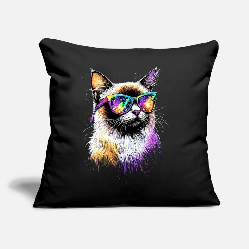 Chat Birman Chat Birman Sacré Chat Birman Mignon Chats Birmans Coussin et housse de 45 x 45 cm
