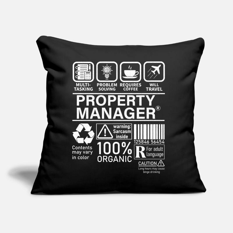 Property Manager Multi Tasking Problem Solving Sofa pillow with filling 45cm x 45cm