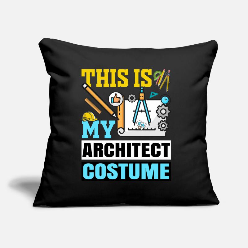 Architecte Coussin et housse de 45 x 45 cm