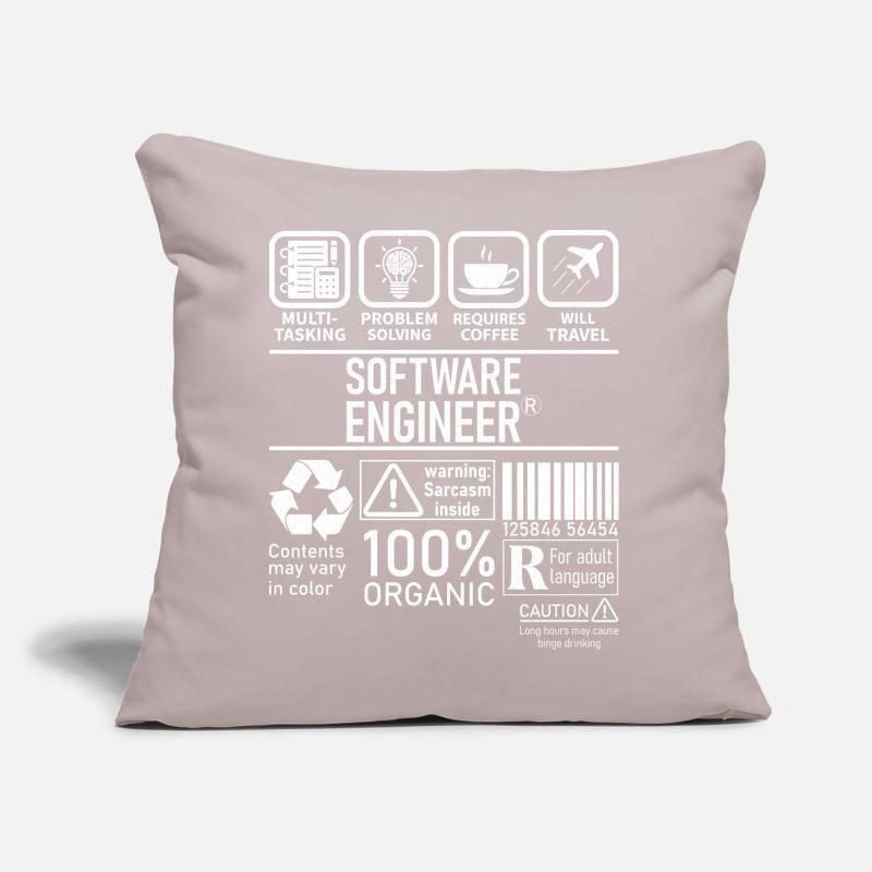 Software Engineer multi tasking problem solving Sofakissen mit Füllung 45 x 45 cm