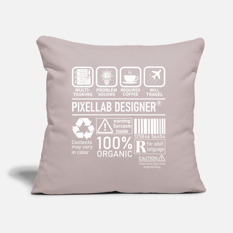 Pixellab Designer multi tasking problem solving Sofakissen mit Füllung 45 x 45 cm
