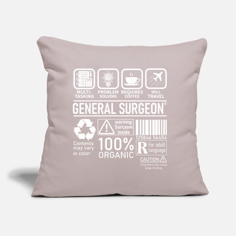 General Surgeon multi tasking problem solving Sofakissen mit Füllung 45 x 45 cm