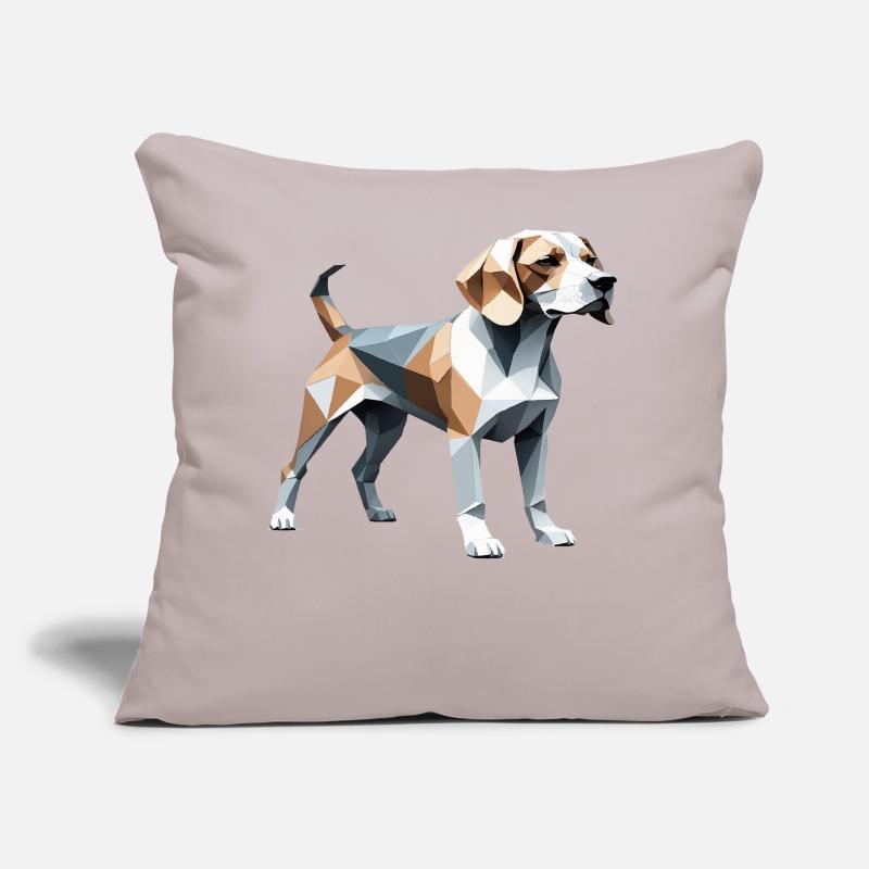 Beagle - Conception de chien de compagnie Coussin et housse de 45 x 45 cm