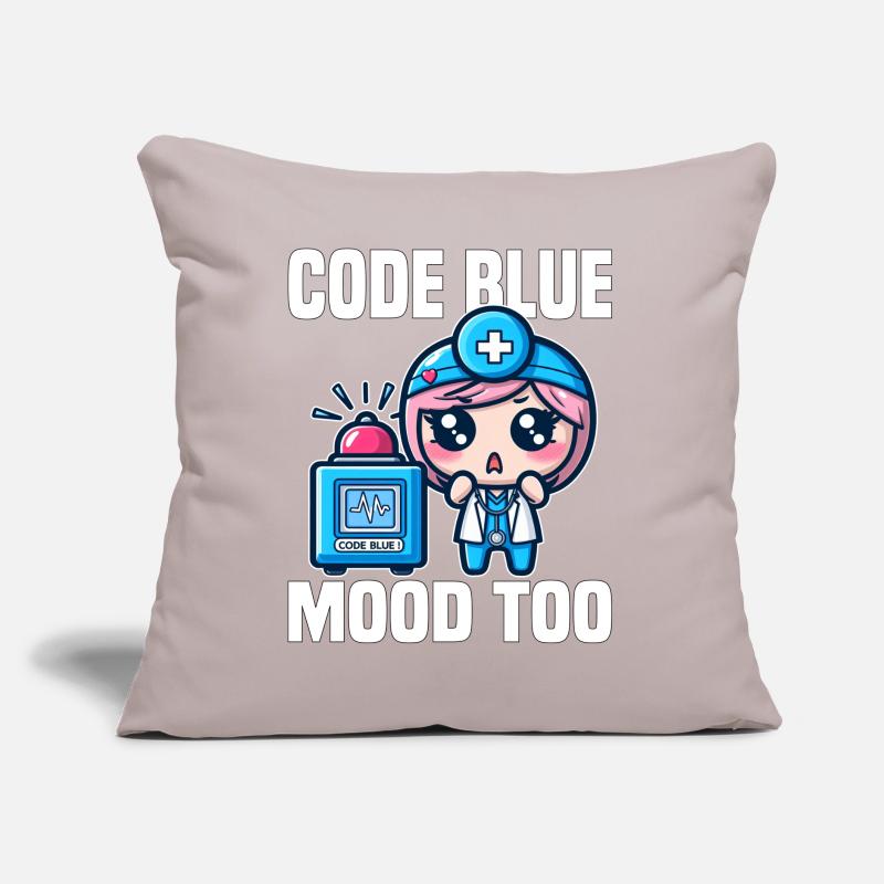 CODE BLUE, MOOD TOO - DOCTOR GIFT Sofa pillow with filling 45cm x 45cm