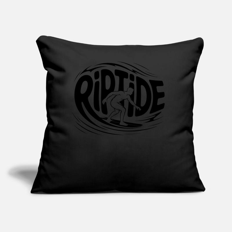 Riptide - Cool Surfer Logo Sofa pillow with filling 45cm x 45cm
