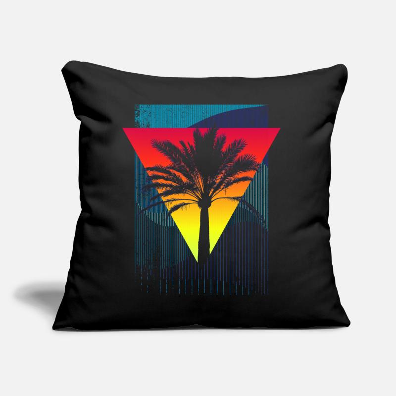 Palm Tree (Triangle, Stripe) Sofa pillow with filling 45cm x 45cm