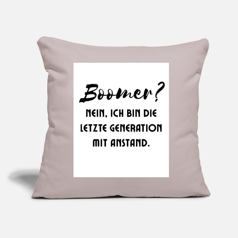 Generation mit Stil Spruch Sofakissen mit Füllung 45 x 45 cm